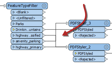 An example of squared connections causing confusion